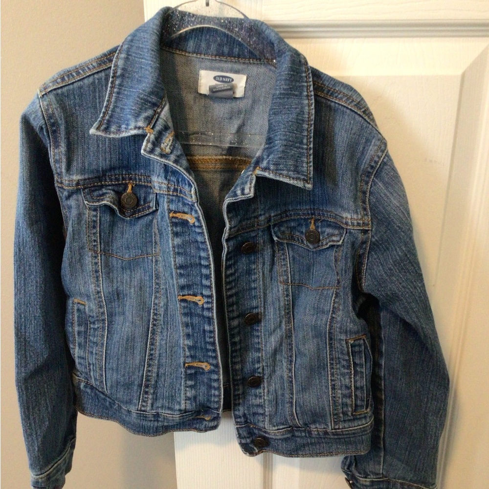 Old Navy Blue Denim Jacket size S (6-7)